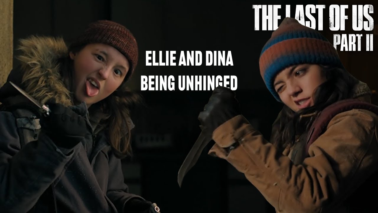 ellie & dina being unhinged for 3 minutes (not so) straight