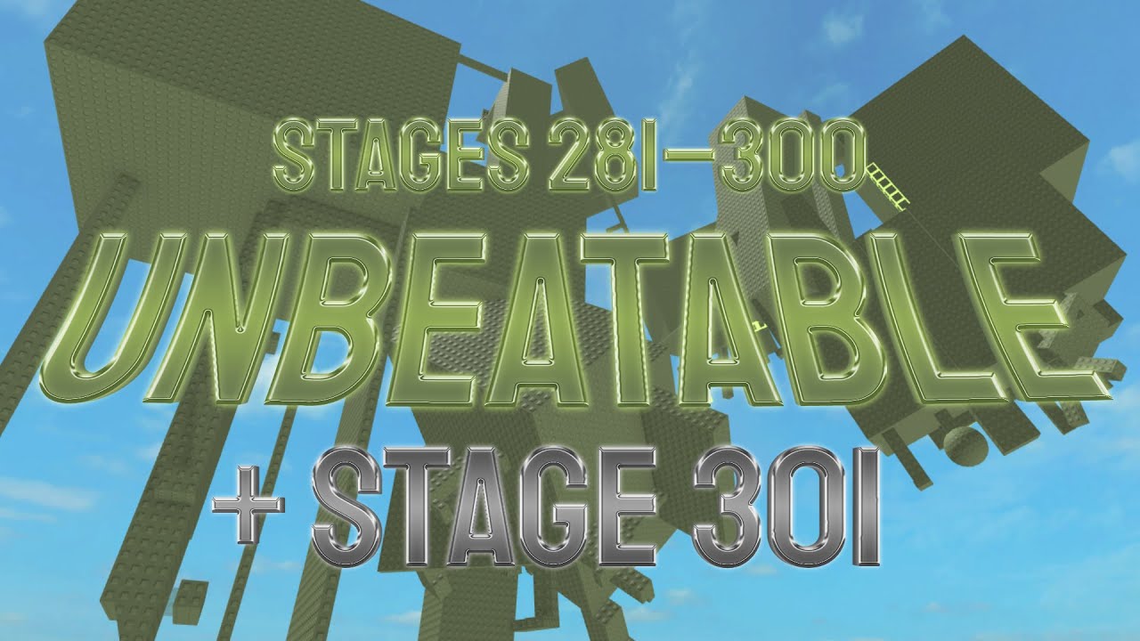 Unbeatable (Stages 281–300) + STAGE 301 | Aio's Wraparound Difficulty Chart Obby