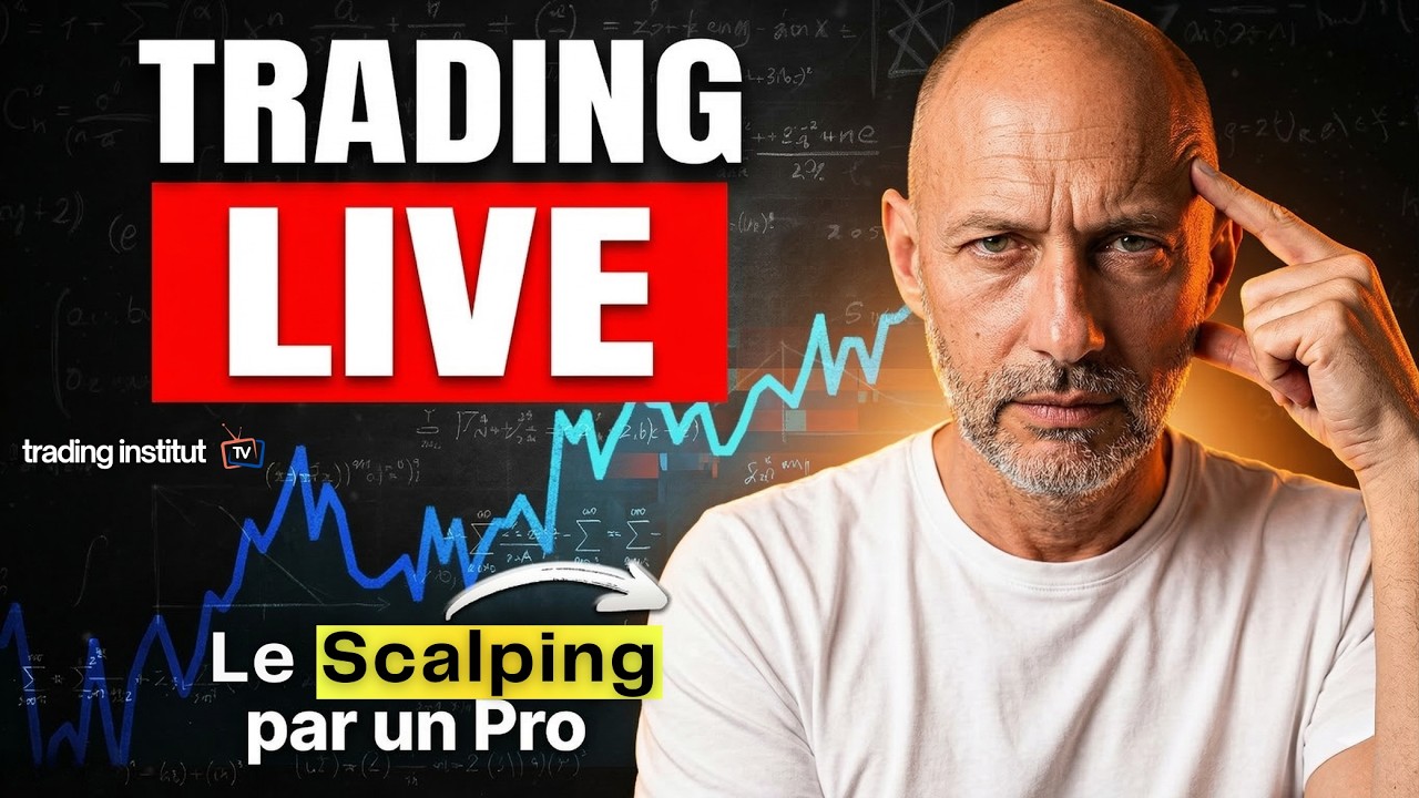 Trading en DIRECT – NASDAQ CARNET D'ORDRES ET ORDERFLOW – Trading Institut TV