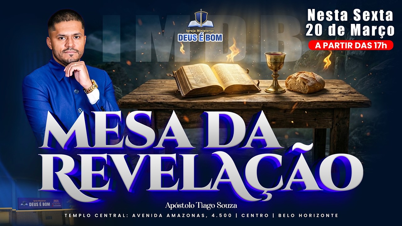 CULTO DE SEXTA COM AP. TIAGO SOUZA - TEMPLO CENTRAL IMDB BH