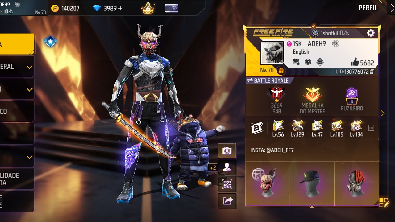 Gastando alguns diamantes no free fire 2026
