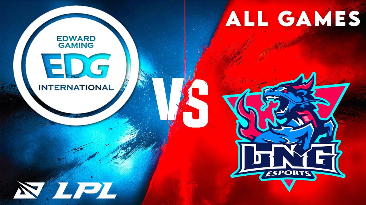 EDG vs LNG ALL GAMES Highlights | LPL Split 1 2025 | EDward Gaming vs LNG Esports by Onivia