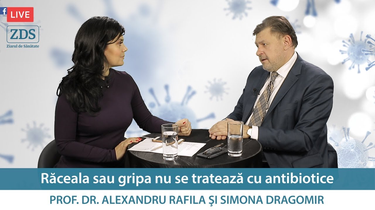 Răceala sau gripa nu se tratează cu antibiotice