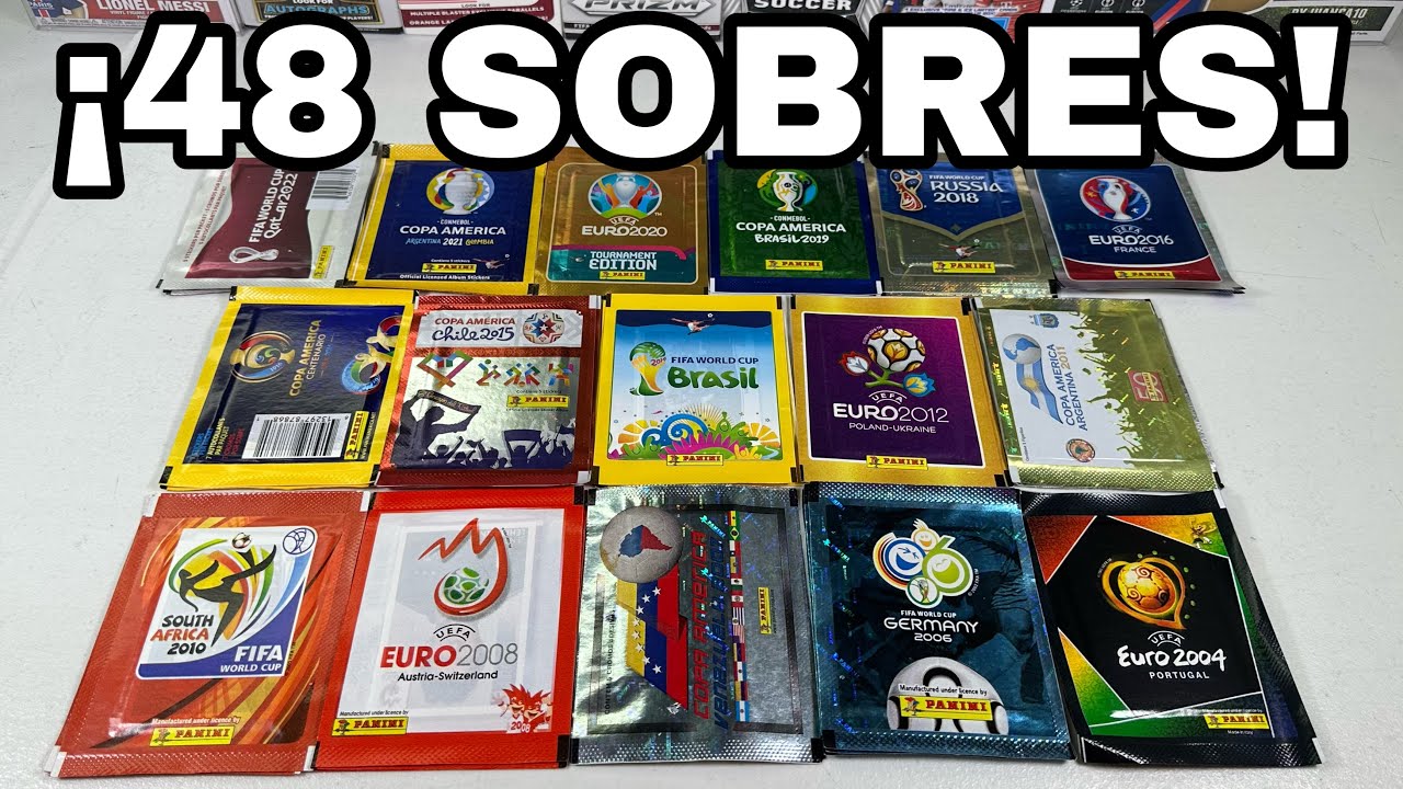 ¡ABRIENDO TODOS LOS MUNDIALES, COPAS AMERICA Y EUROCOPAS!
