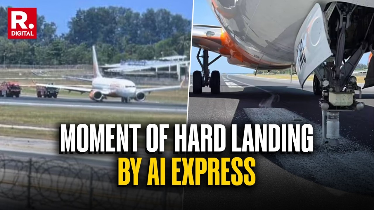 Air India Express Scare In Phuket:  Video Captures Moment Of Hard Landing