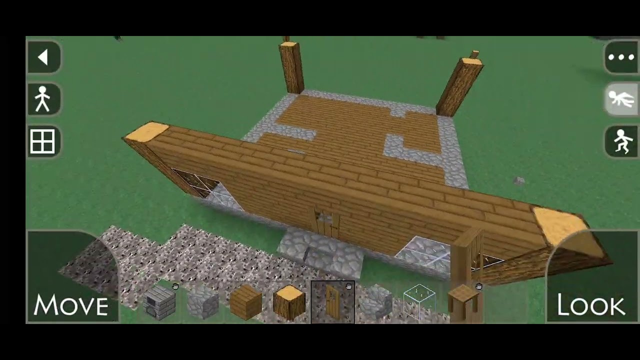 Survivalcraft 2.4 Build House Vlog
