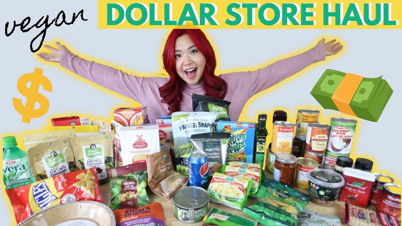 I Bought Almost Everything Vegan at the Dollar Store lol (Massive Vegan Dollar Store Haul)