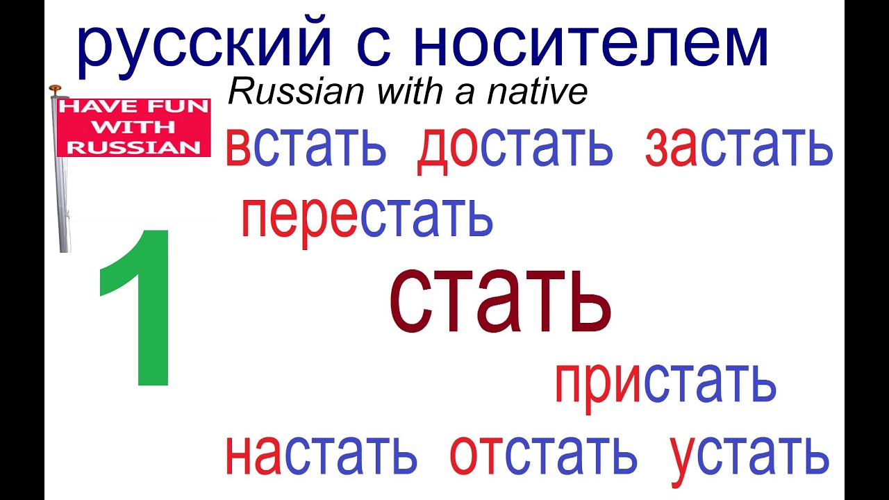 № 614 СТАТЬ / СТАНОВИТЬСЯ: встать, достать / глаголы с приставками