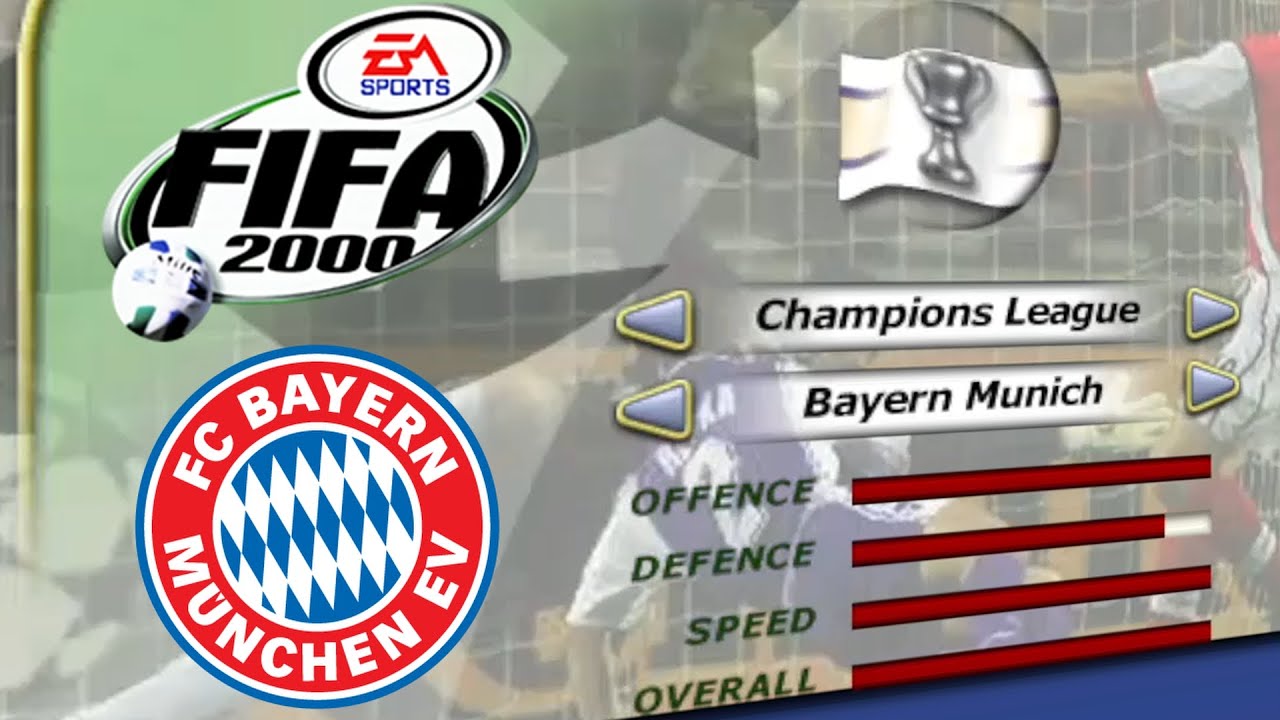 [PC] | FIFA 2000 | BAYERN MÜNCHEN | CHAMPIONS LEAGUE/ECC CUP | LONGPLAY | WORLD CLASS DIFFICULTY