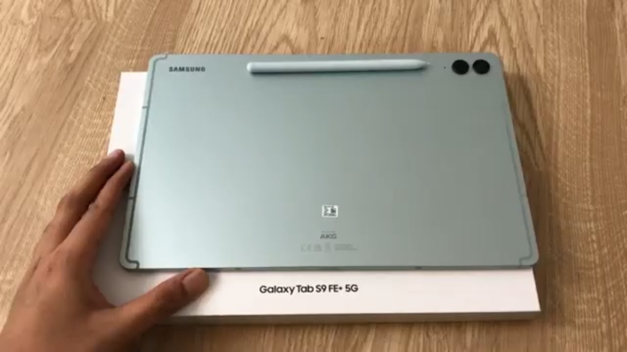 Samsung Tab S9 FE+ Plus 5G Mint — распаковка и первые впечатления