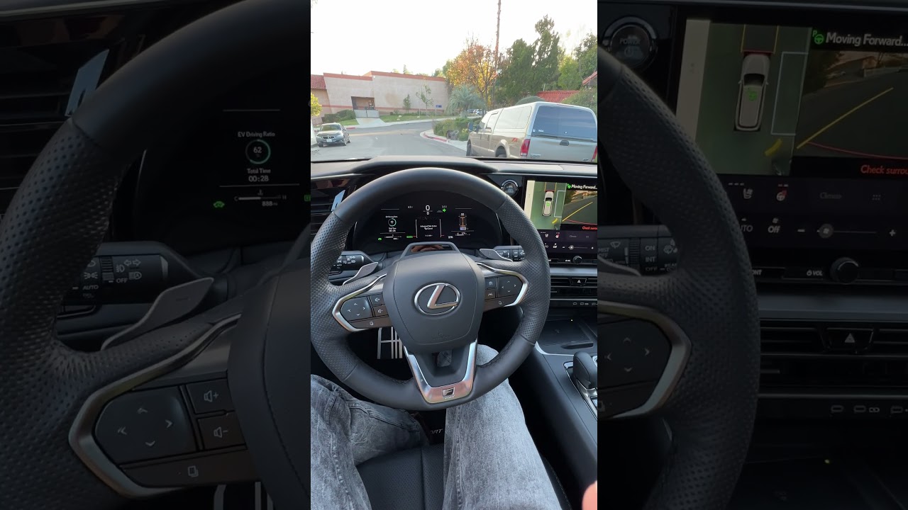 Автоматическая парковка в Lexus TX 2024 года #cartech #suv #lexus #lexusTX #TX500h #automaticparking