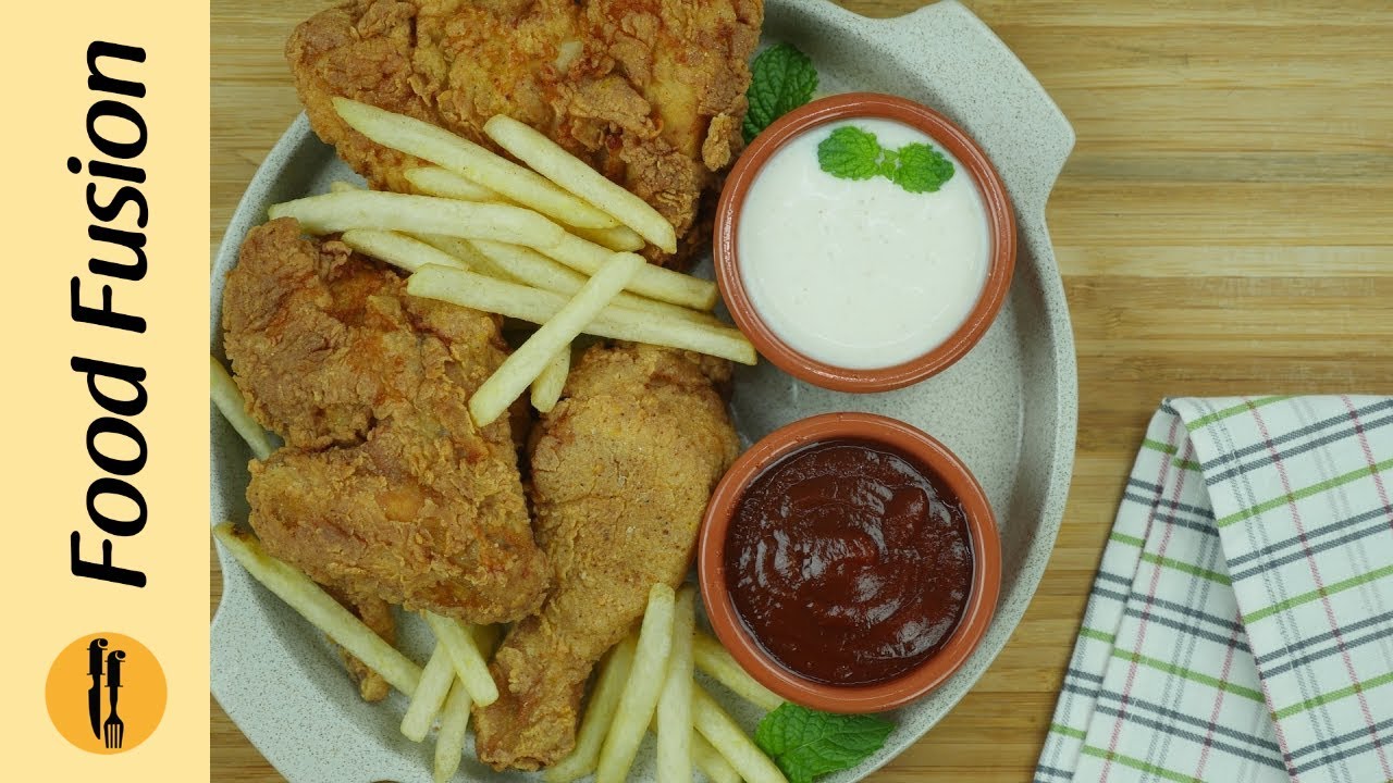 Chicken Broast Recipe Not KFC but very tasty By Food Fusion