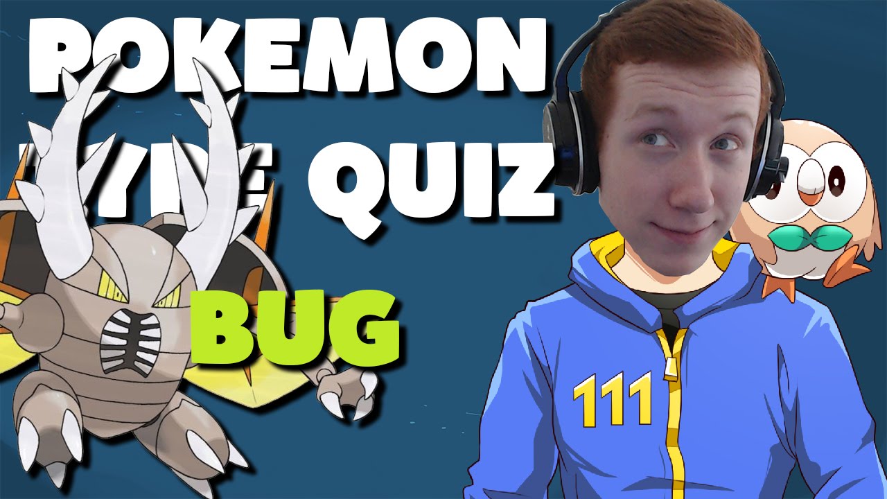 Pokemon Type Quiz Challenge! - BUG TYPE