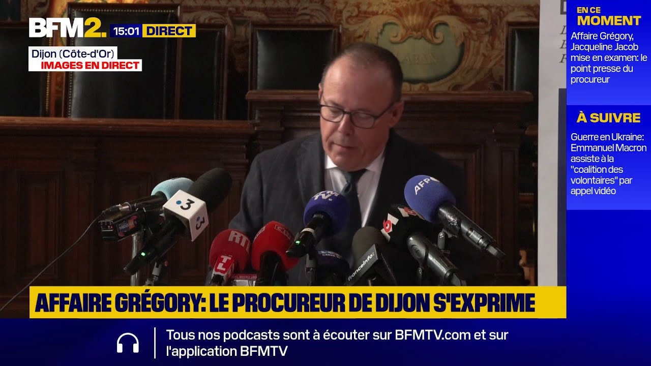 🟡Affaire Grégory: suivez en direct la conférence de presse du procureur