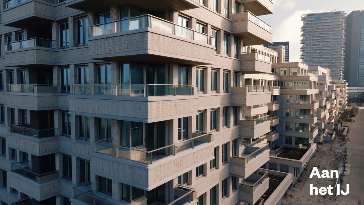 Aan het IJ vanuit de lucht | februari 2025
