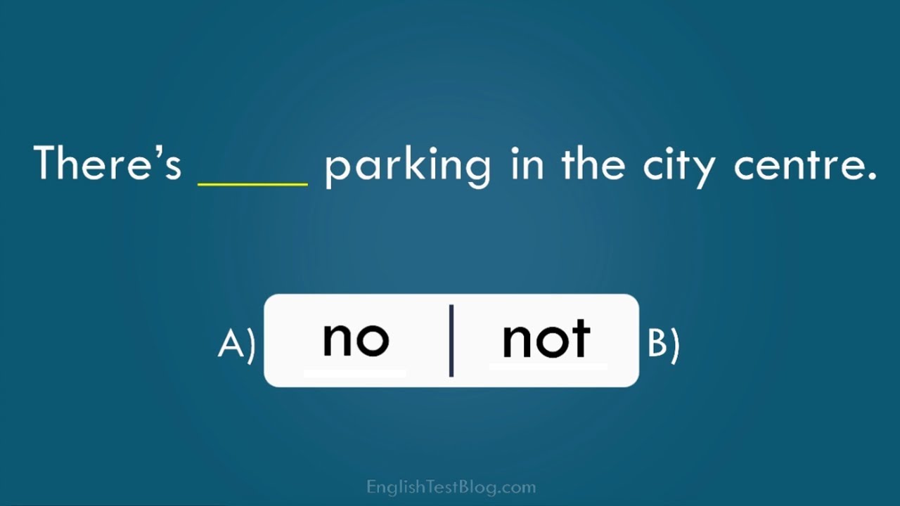 What is the difference between NO and NOT?
