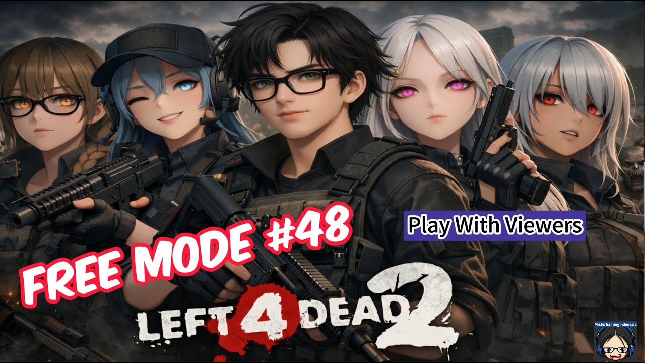 Left 4 dead 2 - Free Mode EDITION PLAY WITH VIEWRS @part48 Indonesia