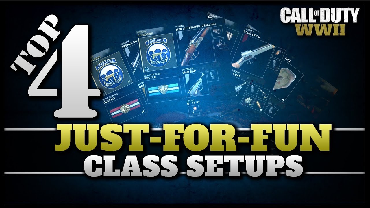 Top 4 Just-For-Fun Class Setups in CoD WW2!