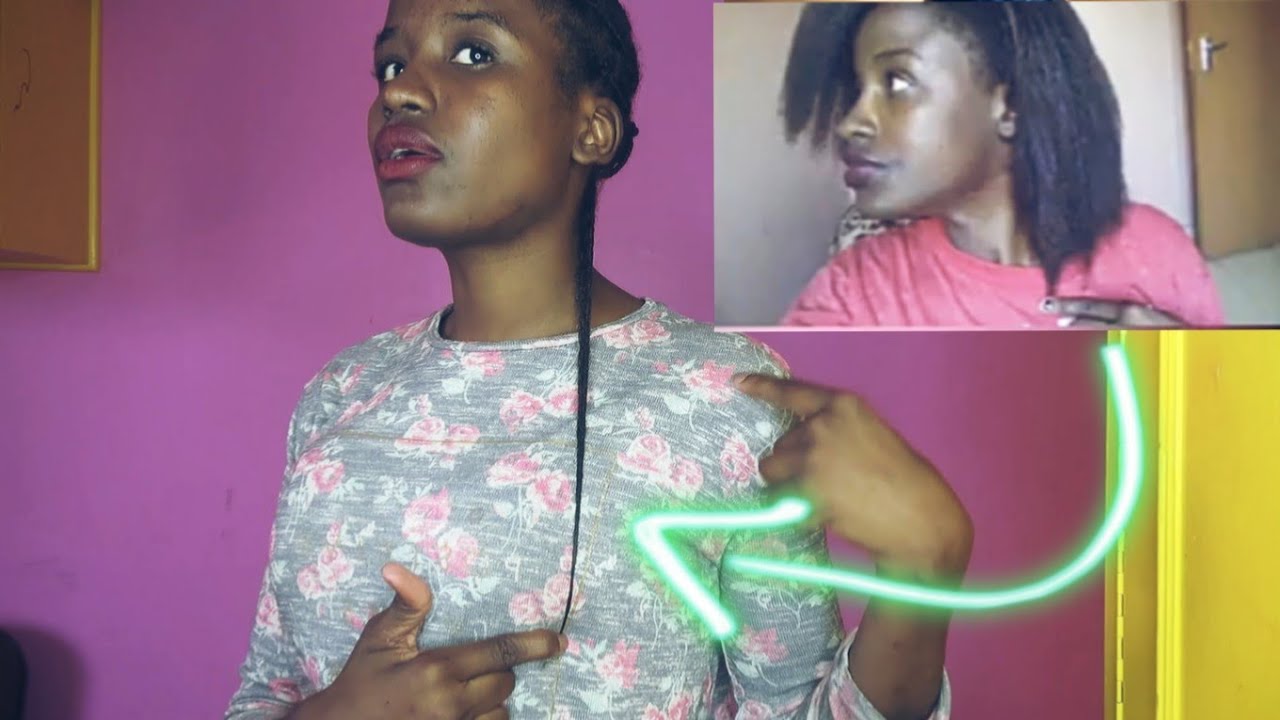 I WORE A PROTECTIVE  STYLE FOR A YEAR TO  GROW MY NATURAL HAIR !!