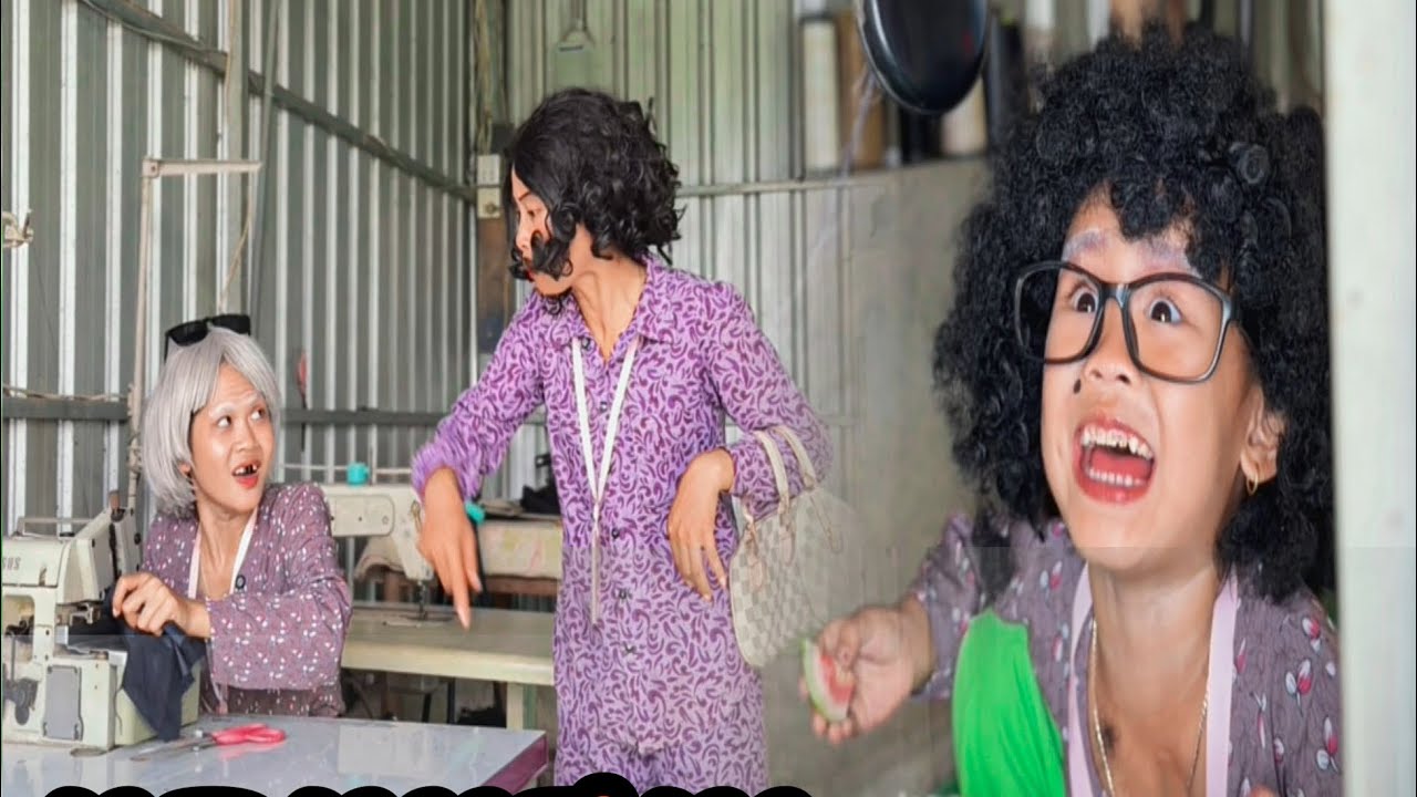 យាយជ្រុយ​  ចូលរោងចក្រ​  😂By តៅហ៊ូរ​ ត្រីជប៉ុន