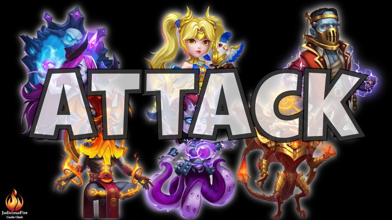 Castle Clash Attack Strategy Heroes Team Setup