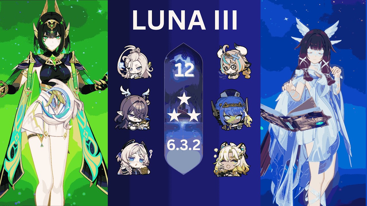 La Hoàn 6.3 (Spiral Abyss) | Tầng 12 | Nefer x Lauma & Columbina x Ineffa | Genshin Impact