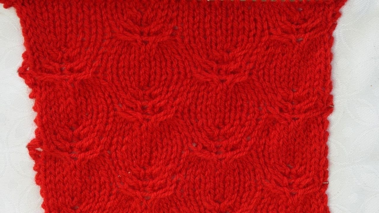 Le point de petits arbres - La Grenouille Tricote