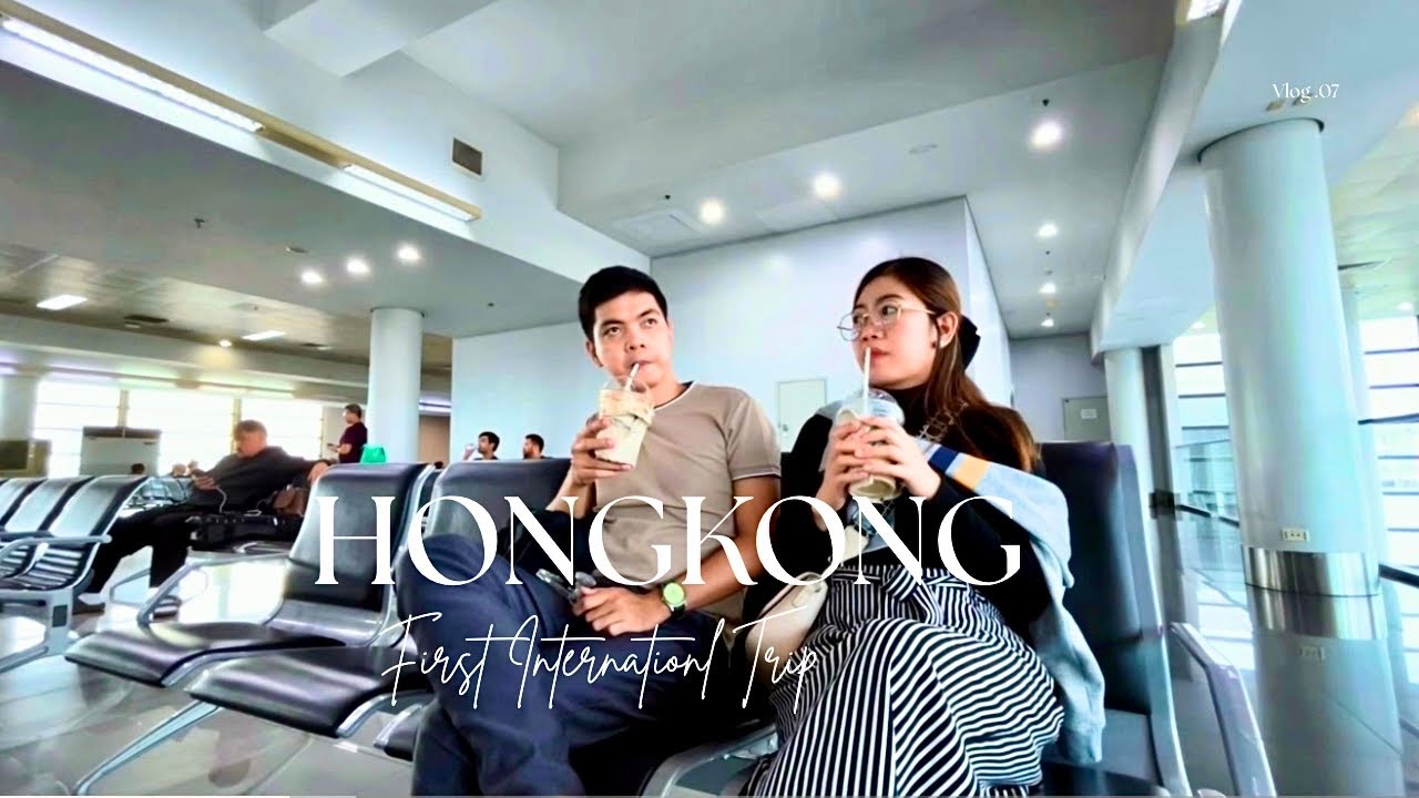 Our First International Trip! 🌍 NAIA to Hong Kong Adventure + What Immigration Really Asked Us! 😱✈️