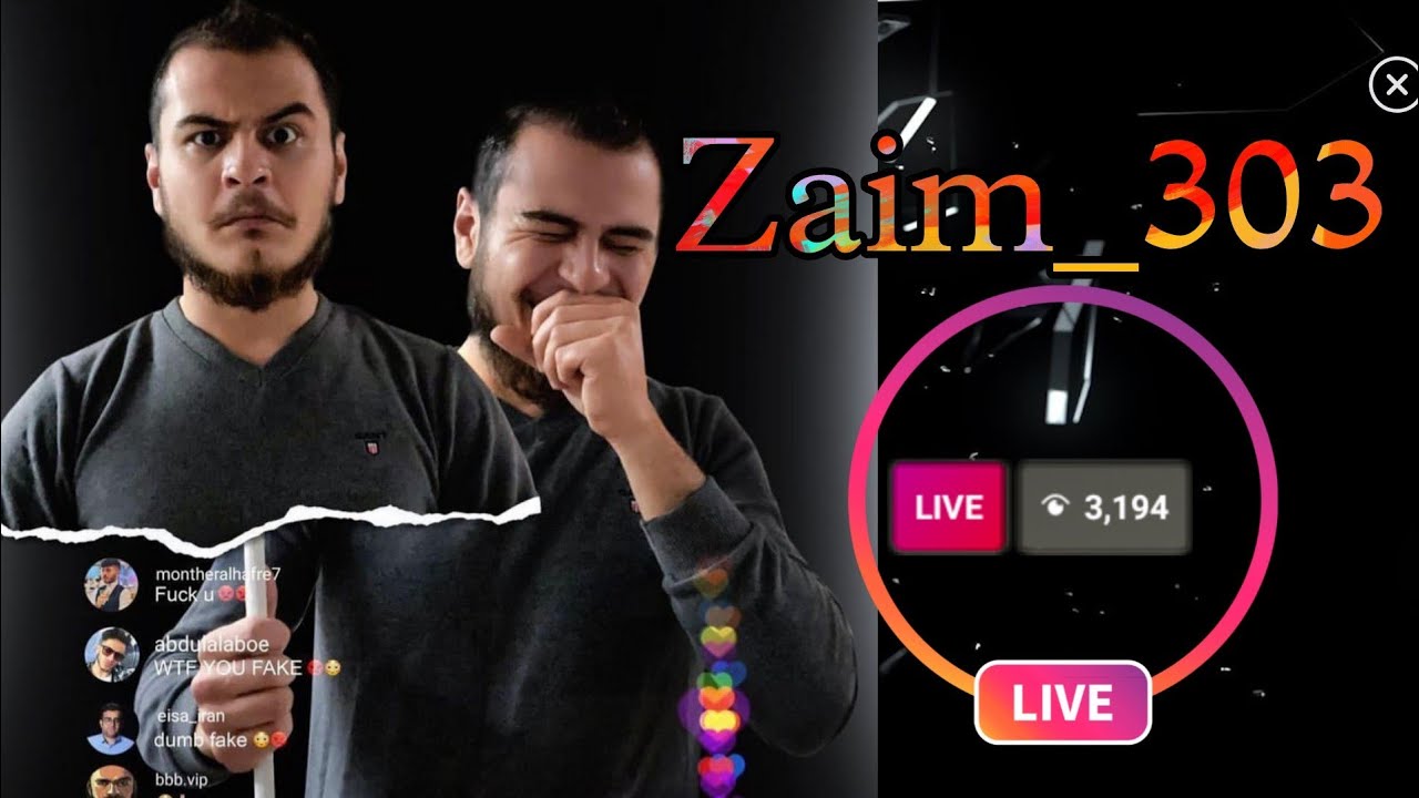 Zaim_303 Instagram Live Call Deaf Communication 