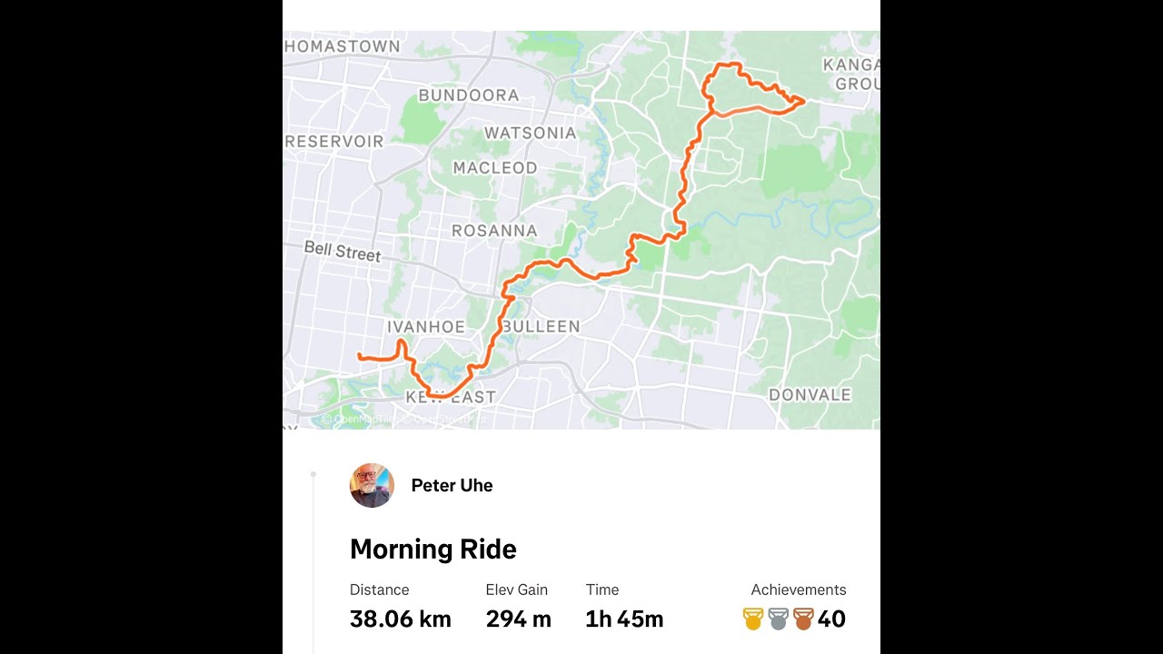 Aqueduct Trail from Eltham Station.