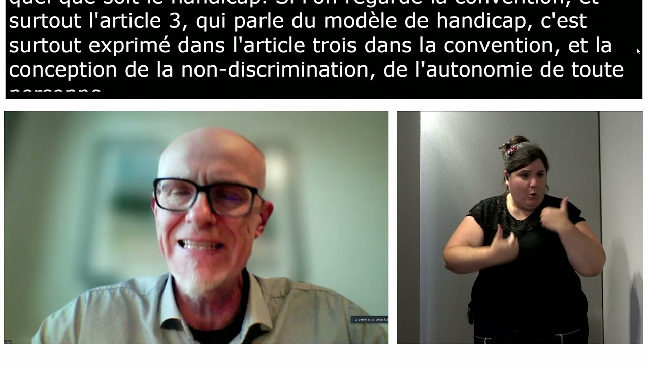 Entretien avec Jonas Ruskus, rapporteur du comit&eacute; des droits des personnes handicap&eacute;es de l&rsquo;ONU