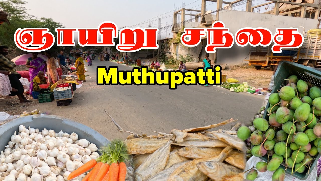 ஞாயிறு சந்தை மதுரை முத்துப்பட்டி |  Madurai Muthupatti Sunday Market 