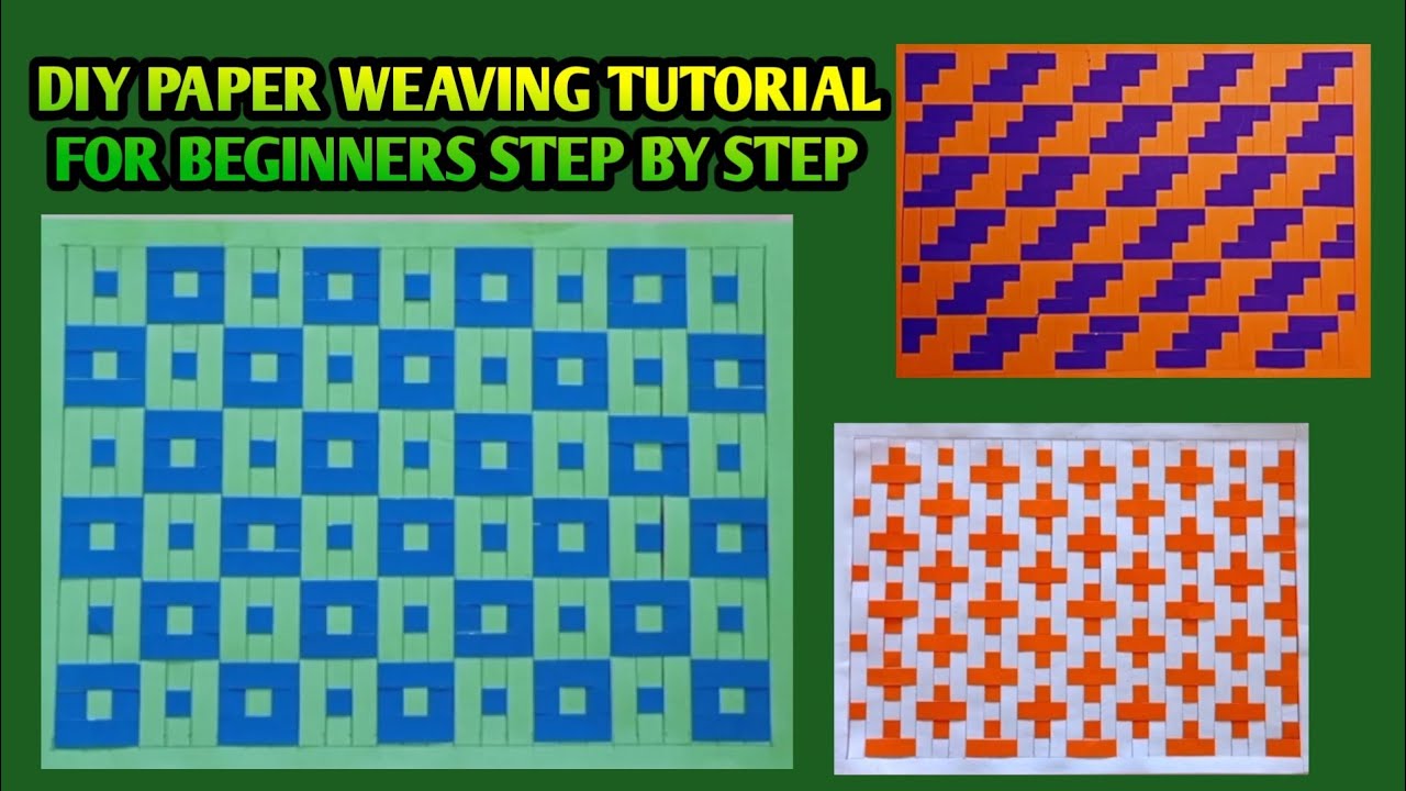 Colorful Paper Weaving Ideas for Home Decor | Step-by-Step Paper Weaving Tutorial for Adults