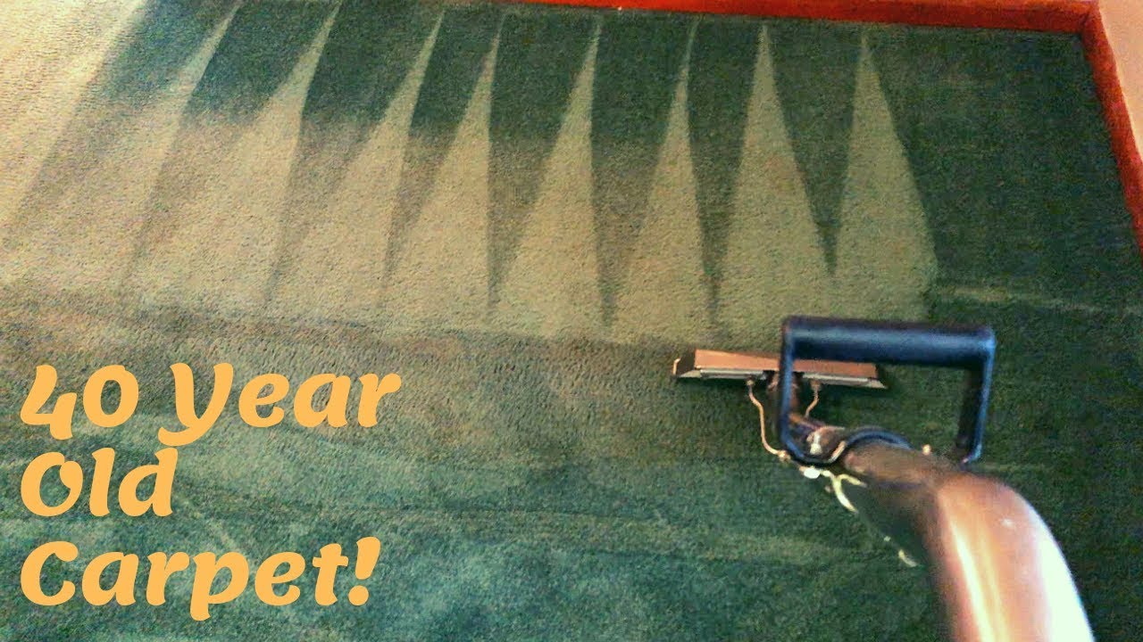 Cleaning 40 Year old Carpet