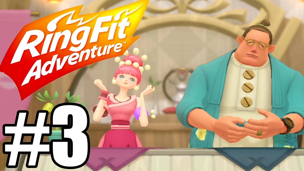 Ring Fit Adventure Gameplay Walkthrough Part 3 - World 2 Boss