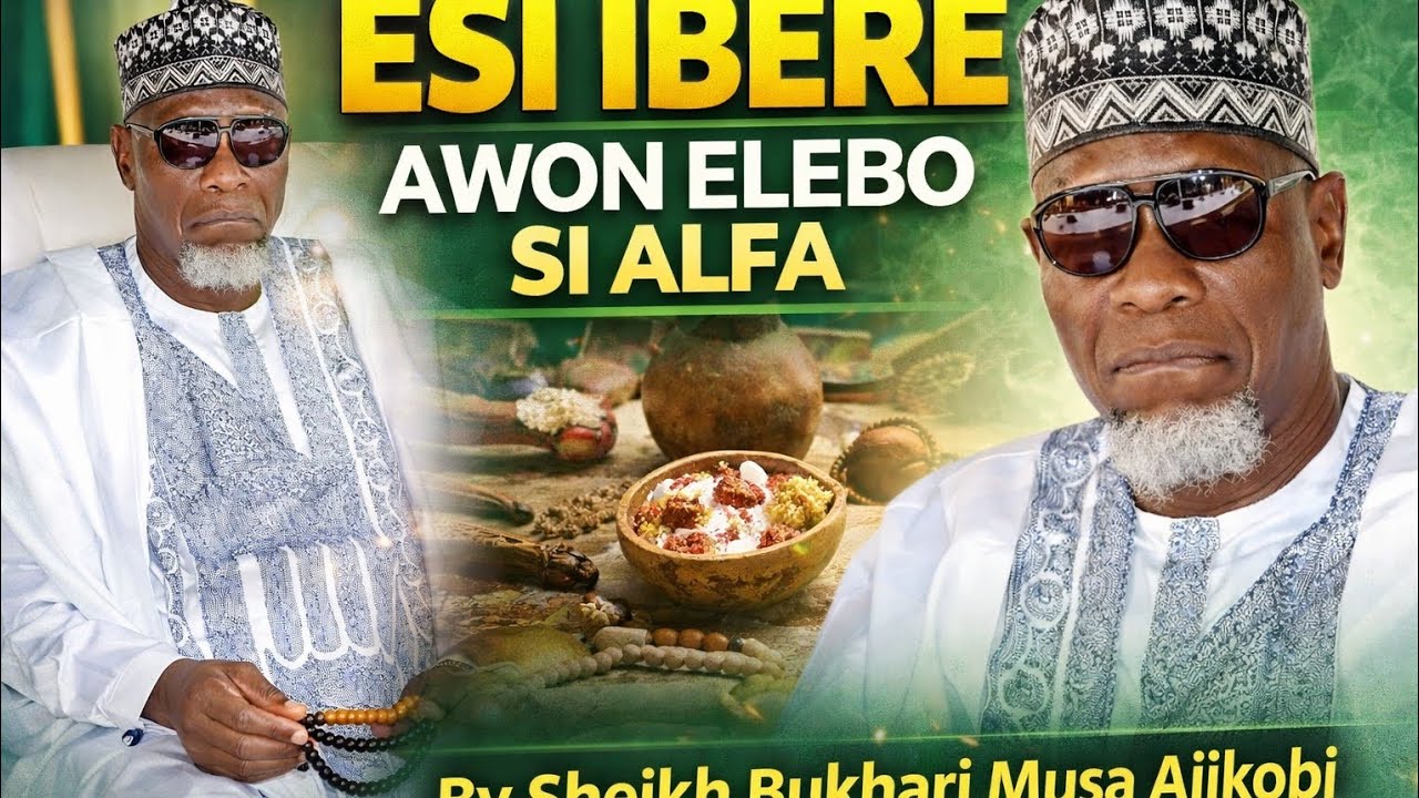 QUESTION. FROM TRADITIONALIST TO ALFAS. BY SHEIKH BUKHARI MUSA AJIKOBI  