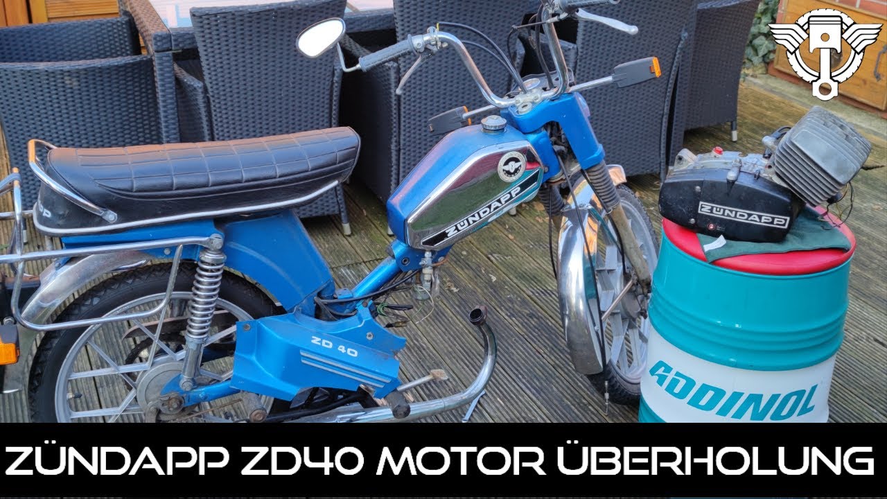 Zündapp ZD40 Typ 278-40 Moped Mofa Motor Überholen!!! Wir Bauen den Motor aus und Zerlegen  Teil 1
