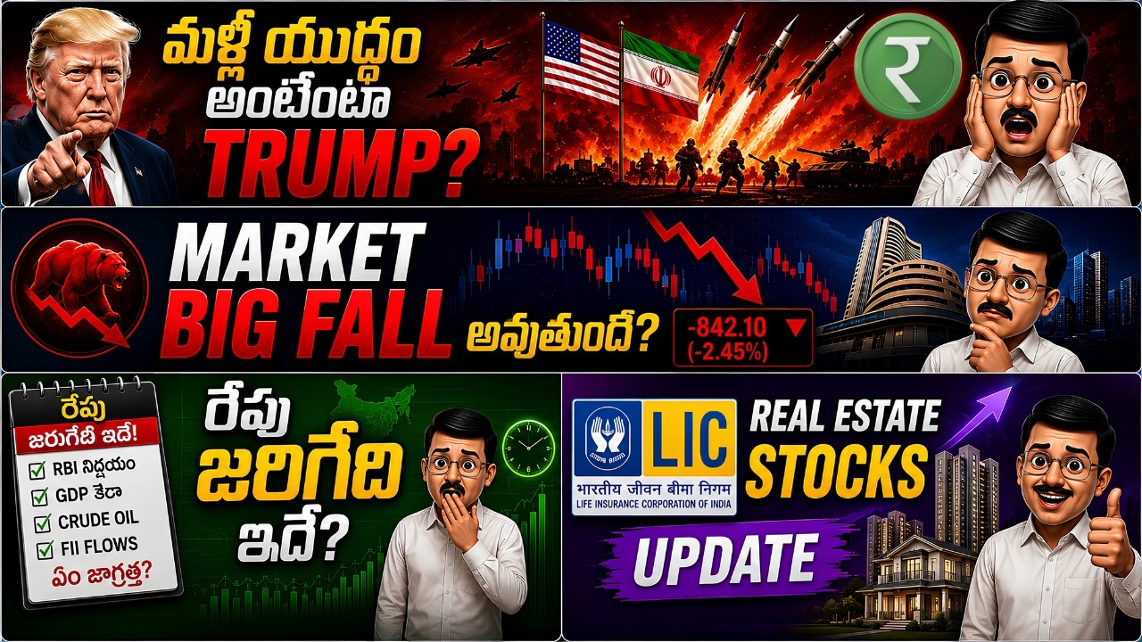 రేపు మార్కెట్ లో Big Fall? | RBI Alert | Rupayi Telugu