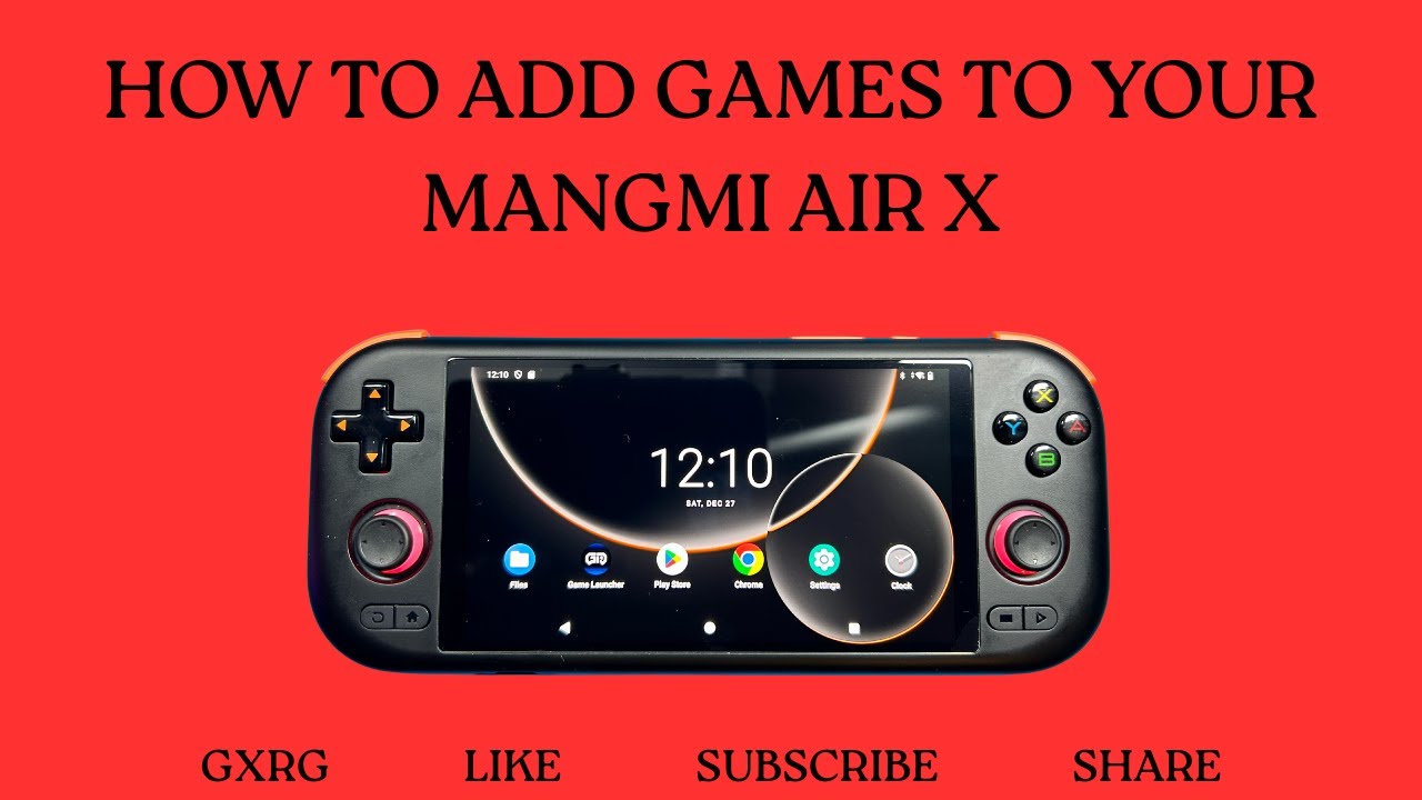 КАК ДОБАВИТЬ ИГРЫ НА MANGMI AIR X