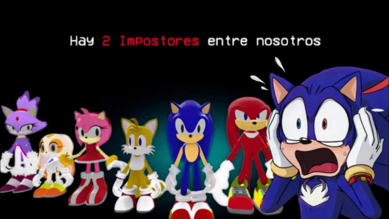 Among us version sonic 