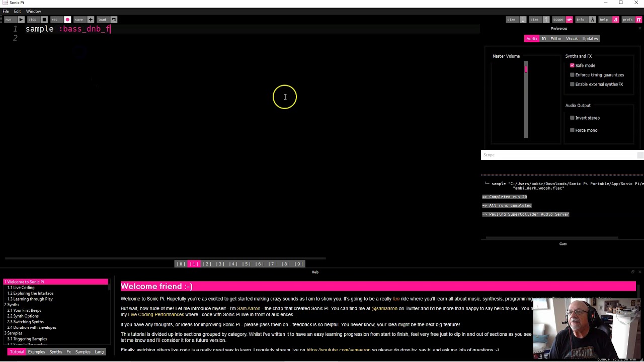 Sonic Pi#4 -- Samples