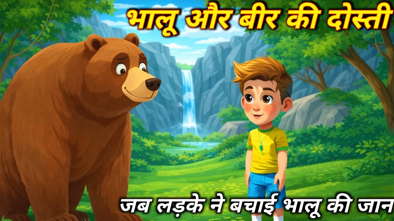 ✅जब लड़के ने भालू की जान बचाई… फिर जो हुआ उसने सबको चौंका दिया! 🐻😲 | Emotional Jungle Story”