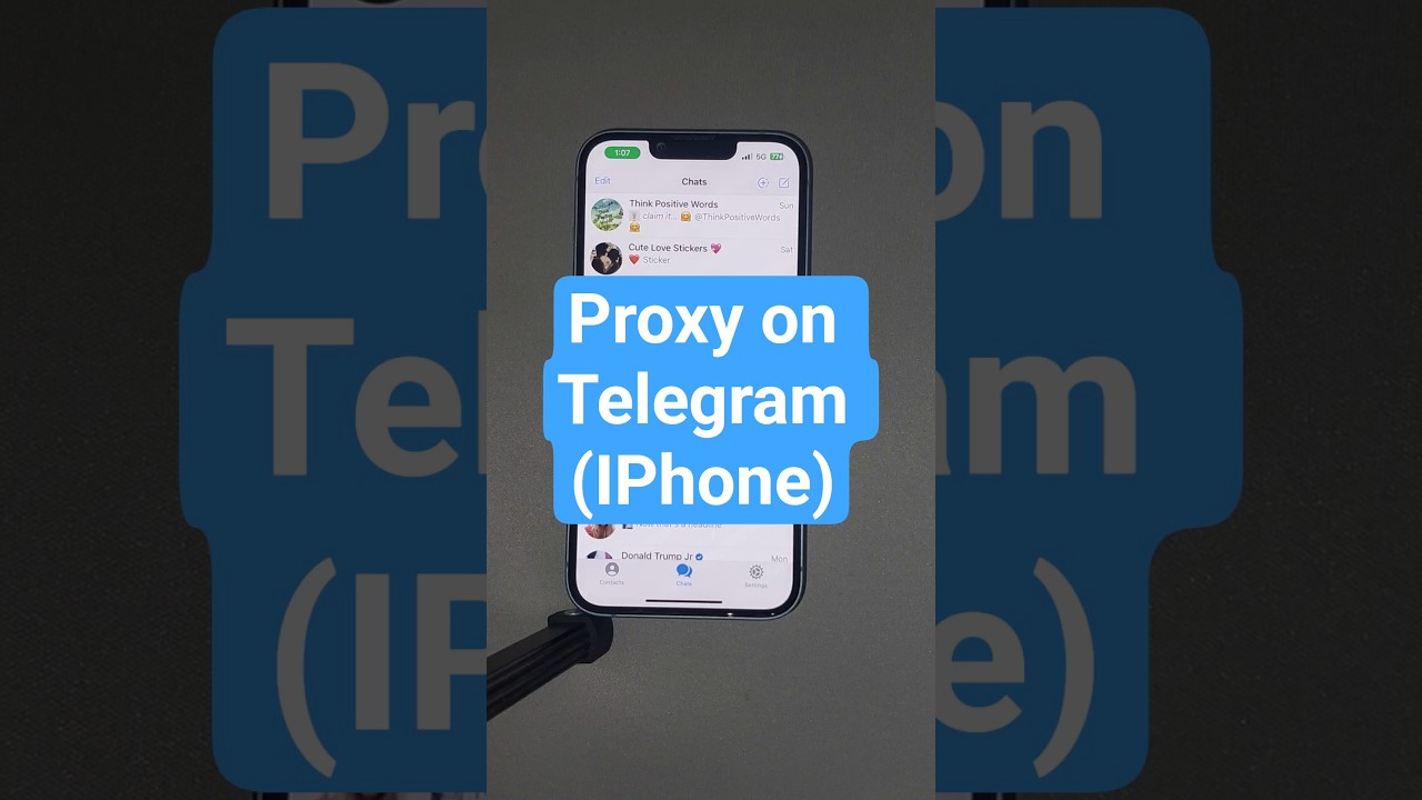 Proxy on Telegram (IPhone)