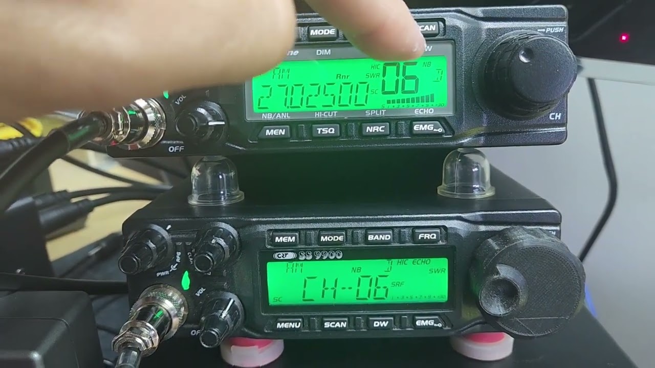 AM TEST Anytone 6666PRO VS 6666/CRT  with NB, HIC on both radios then NRC ON in 6666PRO at 2:56min.