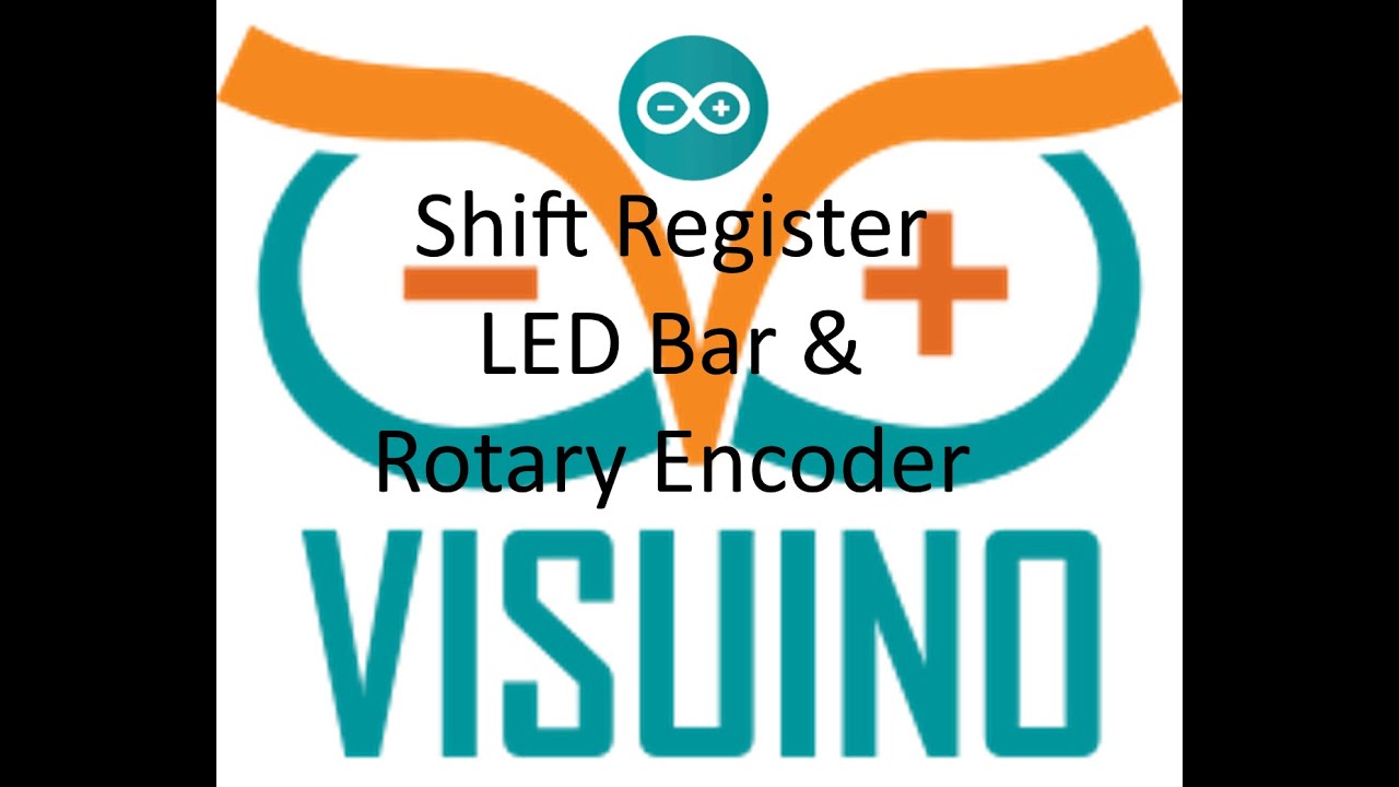 How-To: Visuino, Shift Register, LED Bar, Encoder And More