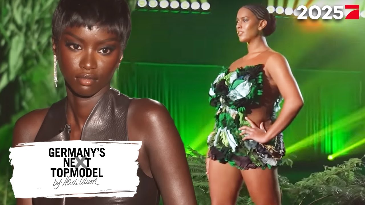 Die Models laufen in Designs von Chelsea Jean Lamm | GNTM 2025 ProSieben