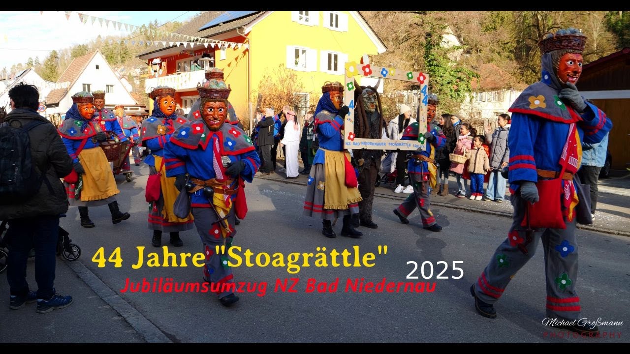Fasnet 2025 - Narrenzunft Bad Niedernau - Umzug zum 44 jährigen Jubiläum der 