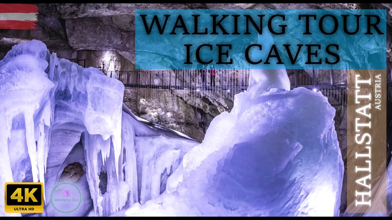 Austria Ice cave | Walking tour | Hallstatt | 4K