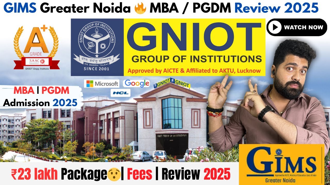 GIMS Greater Noida MBA/PGDM Review| Fees, Placement, Admission, Internship, Exposure #sonusharma 