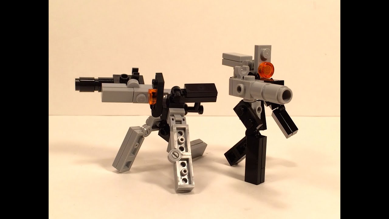 Lego Transformers by M1NDxBEND3R - Targetmasters (Crackshot, Pin, & Bead)